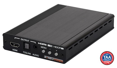 A-NeuVideo 4K UHD HDMI to HDMI Scaler w EDID Management ANI-4KHPN