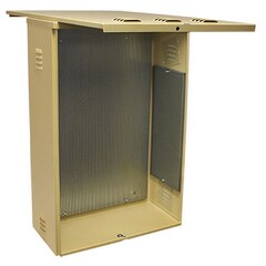 Perfect Vision Beige Metal Backboard Lock Box 24x36x11in APB2436M