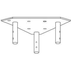 Rohn - 55G Top Beacon Plate APL55G