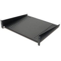 APC 19in Fixed Shelf Black 50lbs 2RU AR8105BLK