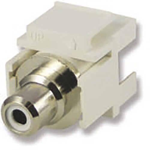 ARCASW Wallplate Module RCA White Snap-In ARCASW