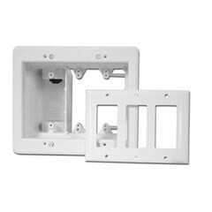 Arlington Model TVBR507 Triple Gang Recessed Electrical Box for Power Low Voltage ARLTVBU507