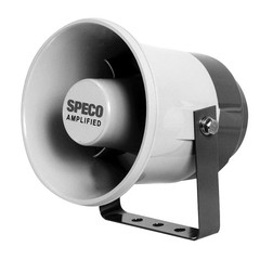 Speco ASPC20 Amplified 6-InchPA Horn 20W ASPC20
