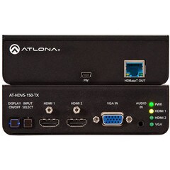 Atlona 3-Input Switcher for HDMI and VGA with HDBaseT Output AT-HDVS-150-TX