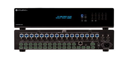 Atlona 4KUHD Dual-Distance 16x16 HDMI to HDBaseT Matrix Switcher AT-UHD-PRO3-1616M