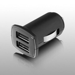 Aluratek Dual USB Auto Charger AUCC03F