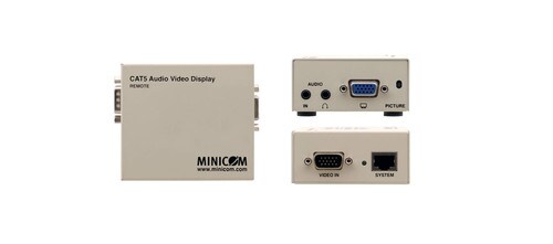 Kramer Minicom CAT5 Audio Video Display Remote AVDS-R
