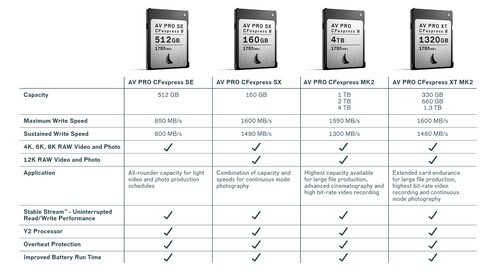 Angelbird AV PRO CFexpress SX Type B 160 GB AVP160CFXBSX
