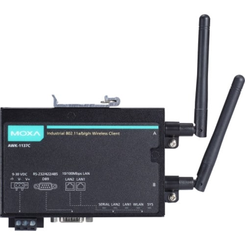 Moxa 80211n Wireless Client US Band 0-60C AWK-1137C-US