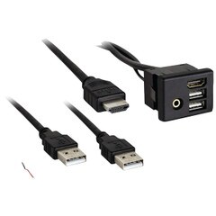 Axxess GM 2014 and Up USB Hub Replacement Knockout 3ft AX-GMUSBAUX-3