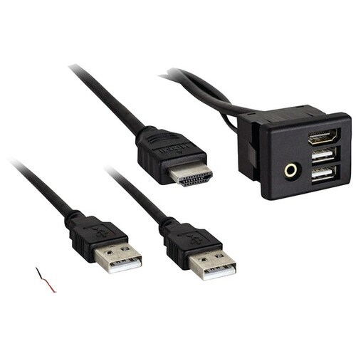 Axxess GM 2014 and Up USB Hub Replacement Knockout 3ft AX-GMUSBAUX-3