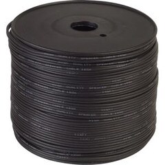 Ventev 16-Gauge 2 Conductor Black Zip Cord 500-Ft AZ16-500-SPABK