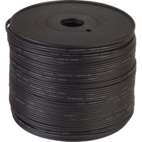 Ventev 16-Gauge 2 Conductor Black Zip Cord 500-Ft AZ16-500-SPABK
