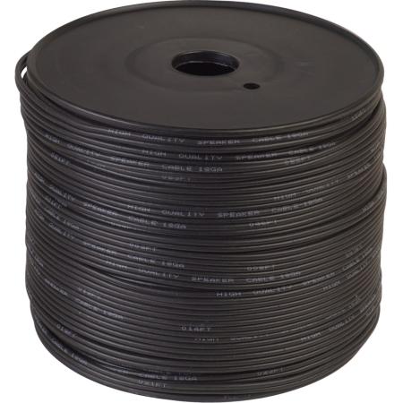 Ventev 18 Gauge 2-Conductor Black Zip Cord 500-Ft AZ18-500-SPABK