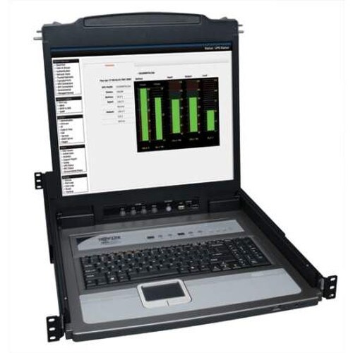 Tripp Lite NetDirector Eight Port 1U Rack-Mount Console KVM Switch B020-U08-19-K
