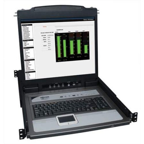 Tripp Lite 8-Port 1U Console KVM Switch 19-Inch LCD B020-U08-19KTAA