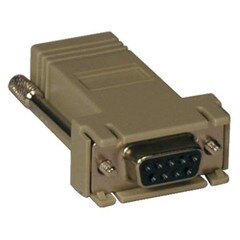 Tripp Lite Modular Serial Adapter Crossover Wiring DB9F to RJ45F B090-A9F-X
