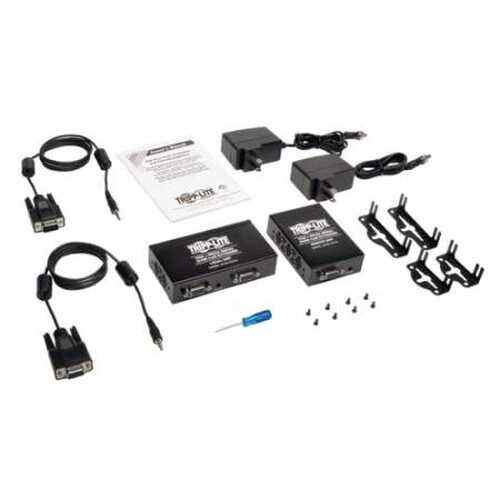 Tripp Lite VGA with RS232 over Cat56 Extender Kit Box TxRx EDID B130-101S-2