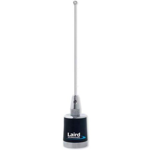 Laird 132-174 Wideband 12 Wave Antenna with Spring BlackSilver BB1360W