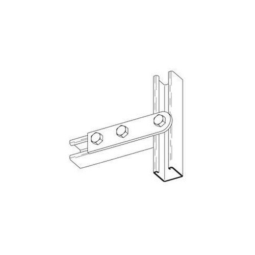 Cooper B-Line Electro Plated Zinc Three-Hole Swivel Plate 6-Inch B139