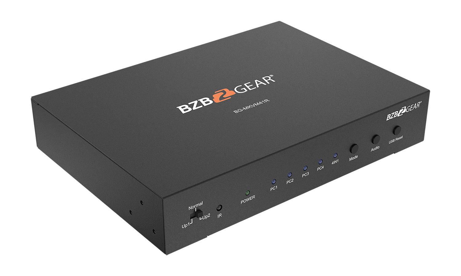 4X1 HDMI Multiviewer with KVM USB20 Ports with Support up to 4 Computers BG-MKVM41R