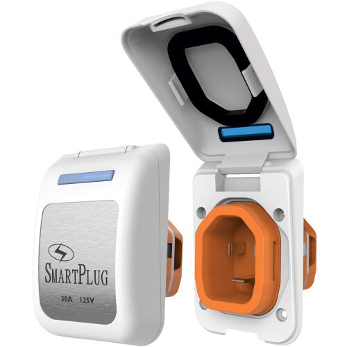 SmartPlug 30 Amp Non Metallic White Inlet BM30PW