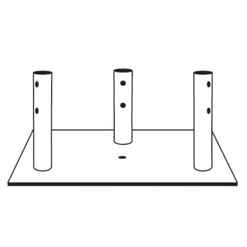 Rohn 45G Concrete Base Plate BPC45G