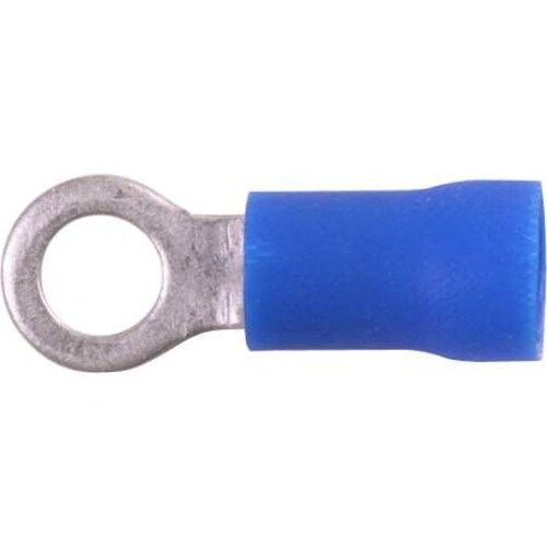 Ventev Vinyl Ring Terminal 16-14 Gauge Size 8 Stud 100 Pack BR8