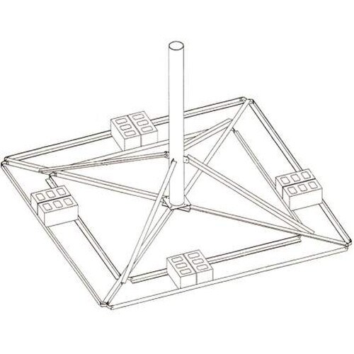 Rohn - Ballast Roof Mount-120-Inch BRM44510