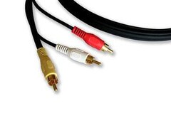 Kramer Three RCA Male Male Cable One RG-59 Video 50-Ft C-3RVAM-3RVAM-50