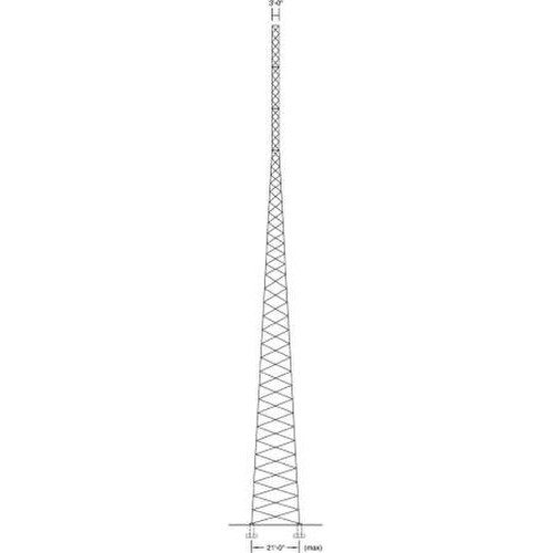 Sabre C05-101-016 S3TL Series VL 115ft70mph Self-Supporting Tower C05-101-016