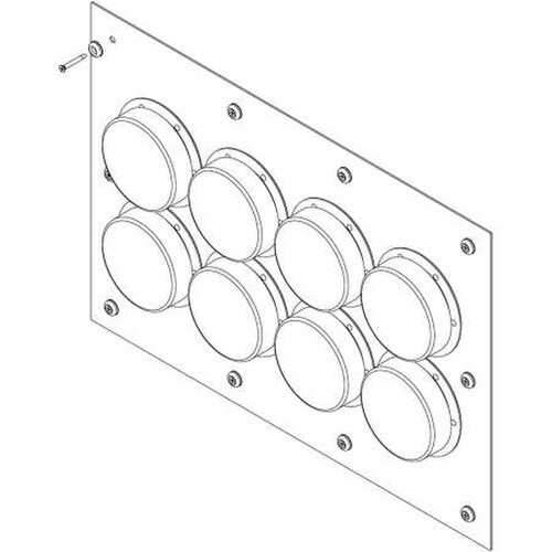Sabre Port Entry Feed-Thru 4in 8 Holes C20100214