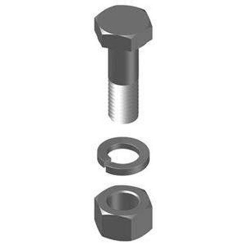 Bolt Assembly 34in-10 X 2 14in 1 38in THD A325 C40-026-044