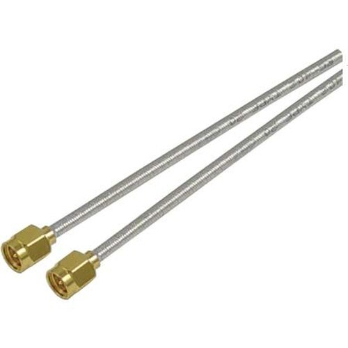 L-Com 141 Formable Coax Cable Jumper SMA-Male to SMA-Male 6in CA-141FSMSM006