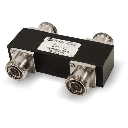 MicrolabFXR 694-2700 3dB SaltFog Hybrid Coupler 43-10 Female CA-84KE