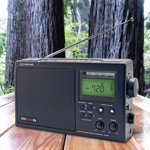 C Crane CCRadio 2E Enhanced Ham Band Radio Black CC2BE