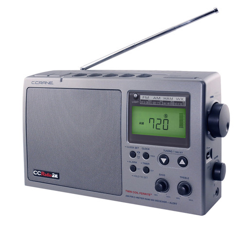 C Crane CCRadio 2E Enhanced Ham Band Radio Titanium CC2TE