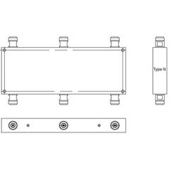 ClearComm 698-2700 MHz 3x3 Hybrid Coupler CCHC-102-XD