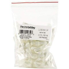 Install Bay Crimp Caps Long Neck 16-14 Gauge 100 Pack CCL1614