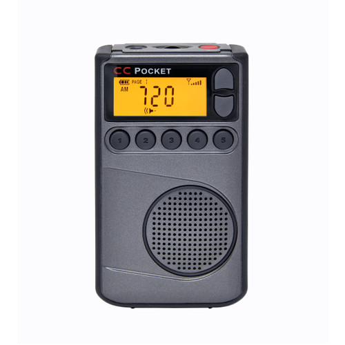 C Crane Pocket Radio with AM FM and Weather 55 Presets CCPKT