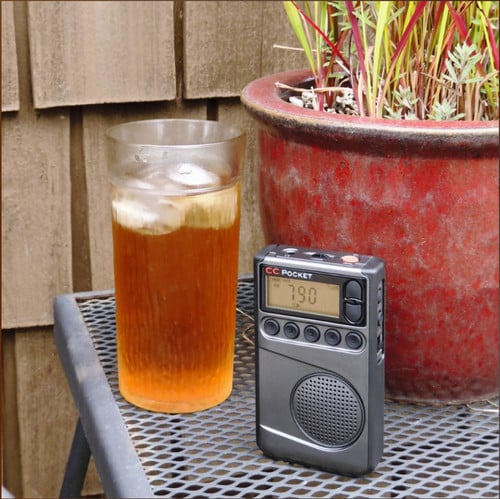 C Crane Pocket Radio with AM FM and Weather 55 Presets CCPKT