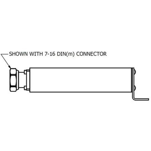 ClearComm Termination Cable Load 20W 43-10 Connectors CCTM-025-XDM