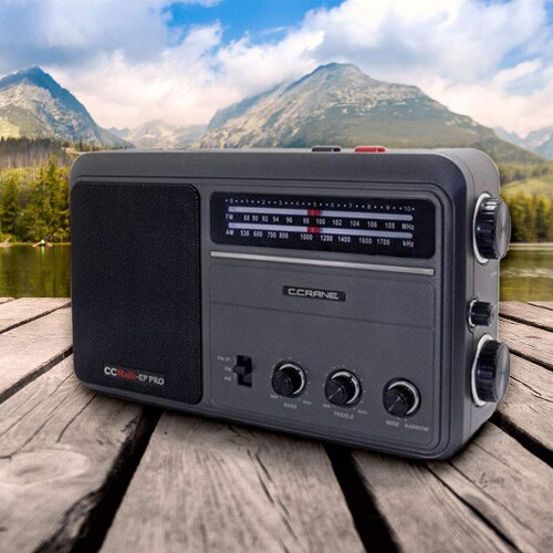 C Crane Portable CCRadio-EP Pro AMFM Radio with AC Adapter CEPRO