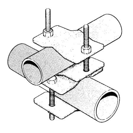 Sinclair Universal Cross Over Plate CLAMP120