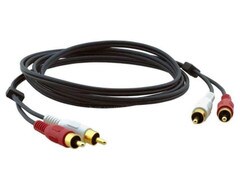 Kramer RCA Dual Audio Cable Molded Connectors 25-Ft CP-2RAM-2RAM-25
