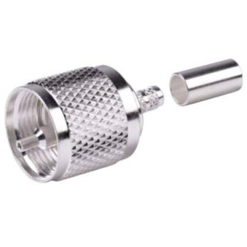 Laird PL259M Crimp-On Connector for RG58 CPL9C
