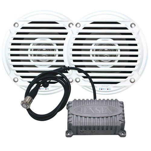 JENSEN 2-Channel Bluetooth Amplifier and 5 Inch Speakers 80W CPM50