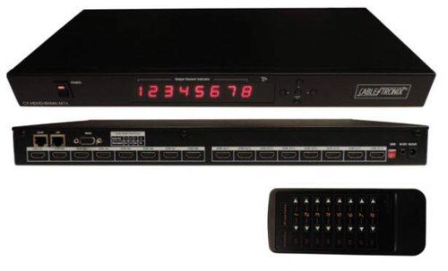 Cabletronix 8x8 High Definition Switcher CT-HDVD-8X84K-MTX