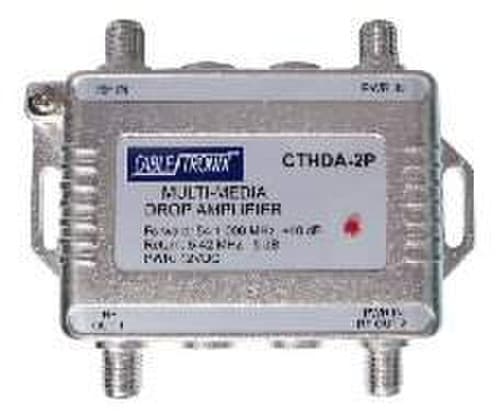 CableTronix 1GHz Multi-Media CATV Drop Amplifier CTHDA-2P
