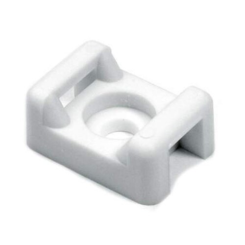 HellermannTyton - Cable Tie Mount 578-Inchx375-Inch white50 lb100 pk CTM010C2